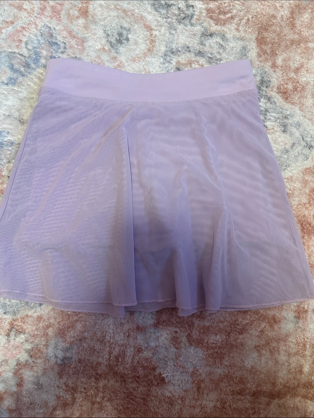 Market & Spruce Lilac Mesh Overlay Skort size medium 8-10